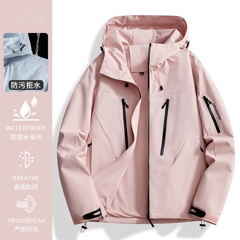 Woodpecker Jacket Girls New Autumn Three-In-One Outdoor Waterproof Small and Beautiful Sports Windproof Jacket