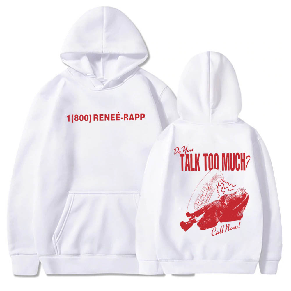 Reneé Rapp Talk Too Much Hoodie Merch Gift for Reneé Rapp