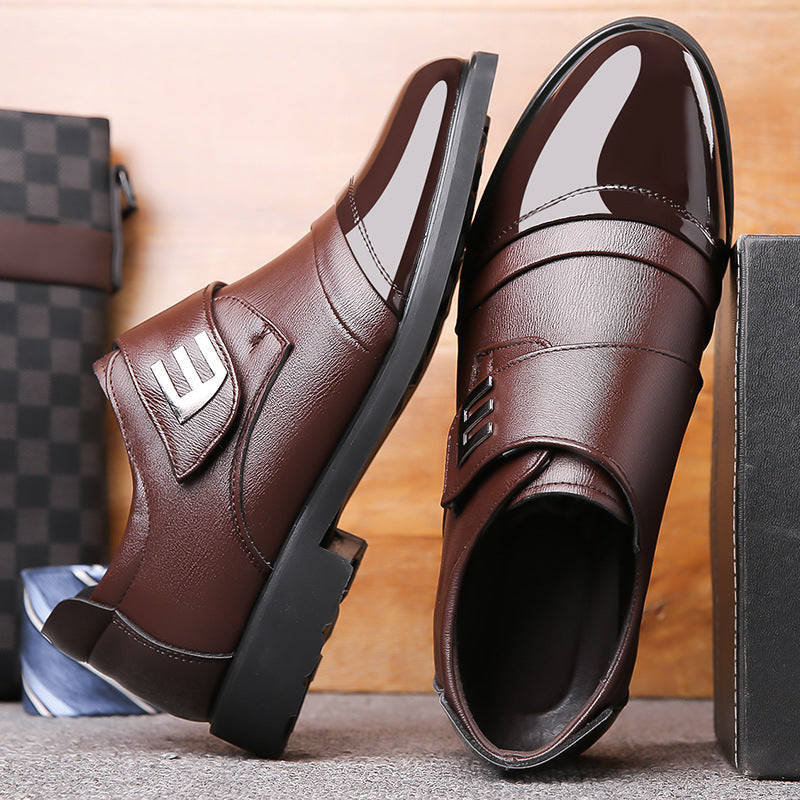 Cross-Border spring men's business formal wear men's shoes casual leather shoes British trendy soft bottom shoes Korean style leather shoes wedding