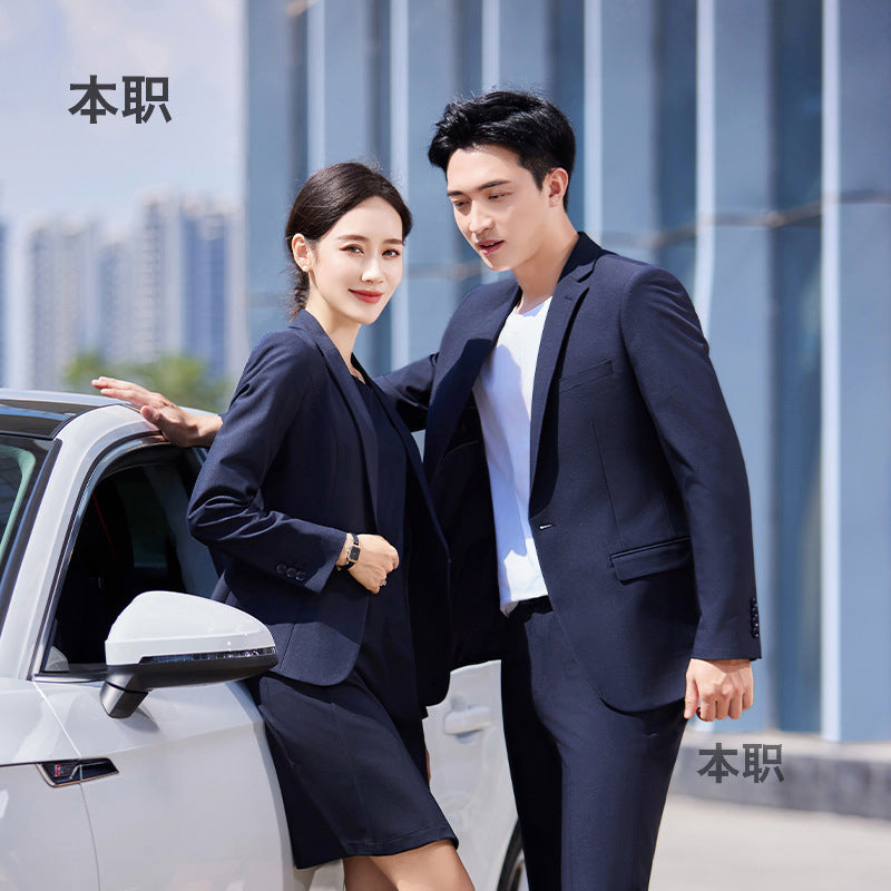 [Fashion Suit] Men and women sell formal business suits formal suits Slim fit business suits 4S shop overalls suits