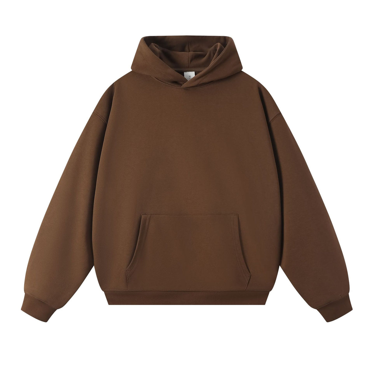 New Style Couple's Loose-Fitting Round-Neck Hooded Sweatshirt, Long-Sleeved Sweatshirt, Heavyweight Pure Cotton 400g Hoodie with Printed Logo