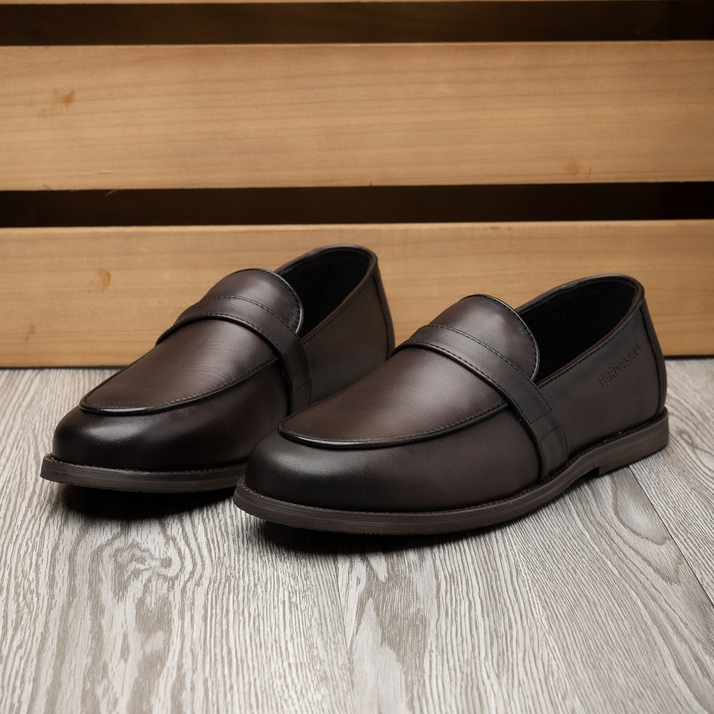 Factory Direct Supply spring loafers men's genuine leather Korean-style breathable all-match loafers slip-on casual leather shoes