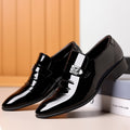 Men's Leather Shoes New Business Formal Casual Spring and Autumn Breathable Men's British Korean Style Pointed Toe Groom's Wedding Shoes
