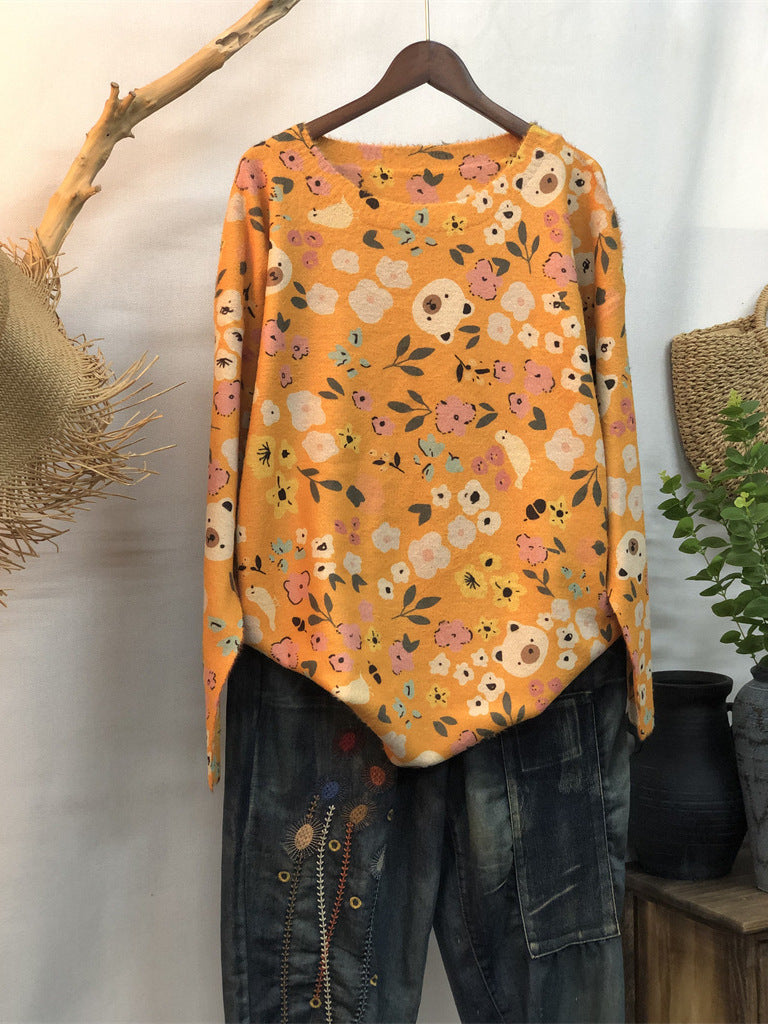 Autumn and Winter New Pullover Sweaters, Girly Style Sweaters, Outer Wear Sweaters, Slimming Internet Celebrity Tops, Women's Sweaters Wholesale