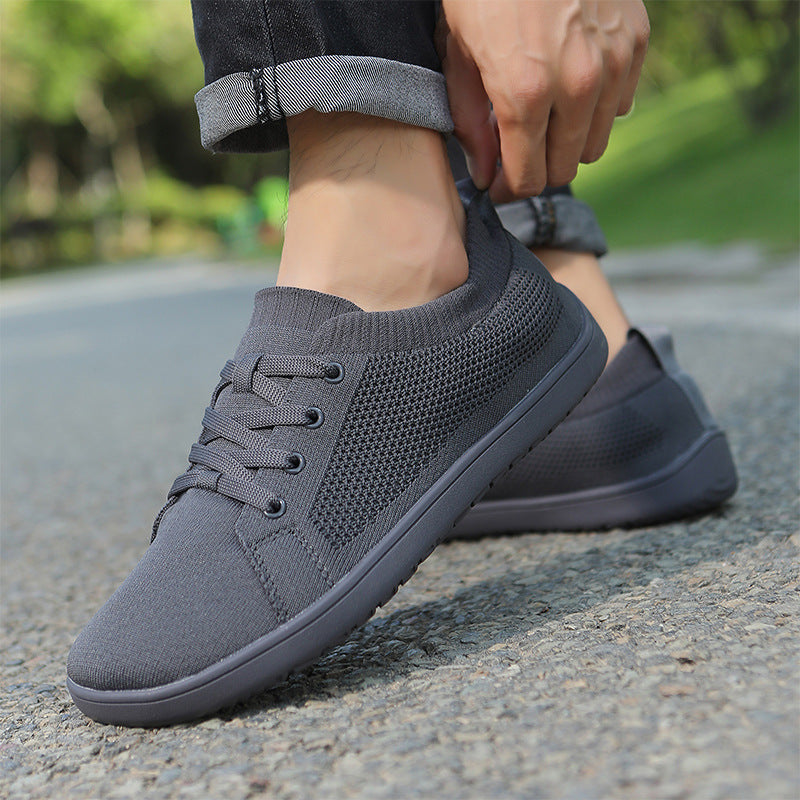 Cross-Border Large Size Men's Casual Breathable Barefoot Wide-Toe Shoes for Couples Outdoor Cycling and Running Lightweight Sports Shoes Wholesale
