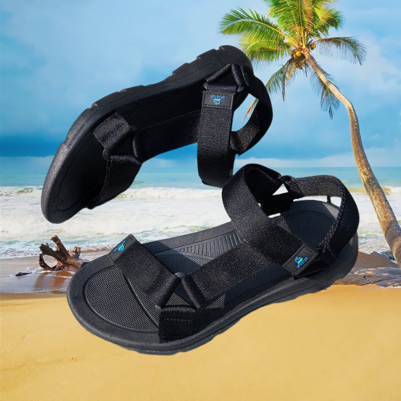 Sandals Men's Summer Beach Non-slip Wear-resistant Soft Bottom Casual Sports Sandals Couple's Outdoor Men's Sandals