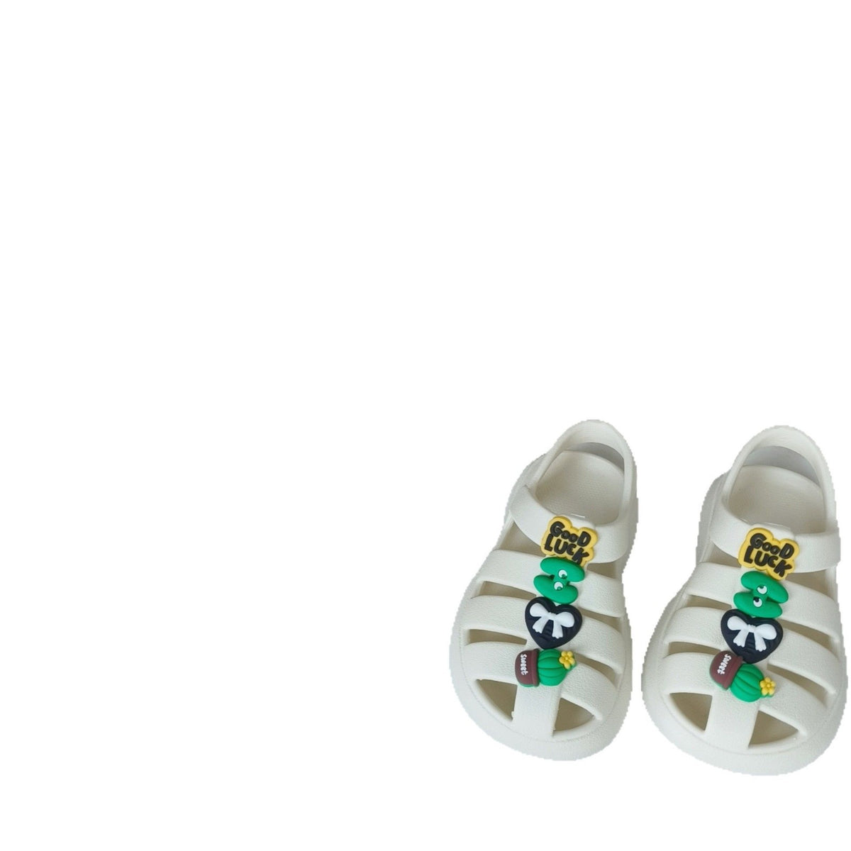Children's Outwear Sandals 2025 New Girls' Sandals Non-slip Fashion Cute Beach Boys Wading Roman Shoes