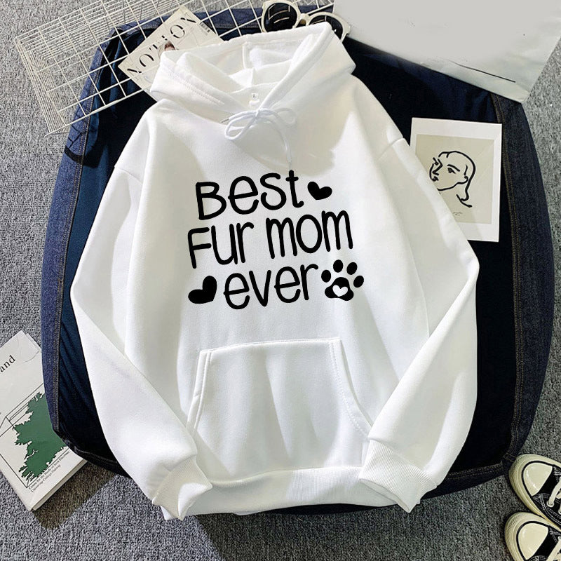 Cross-border foreign trade sources Baby It's Cold outside printed hooded hooded vests European code plus size