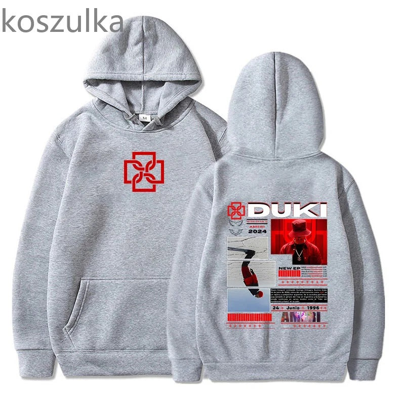 Duki Ameri World Tour 2025 Hoodie Unisex Fans Print Sweatshirt