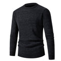 2024 Amazon Foreign Trade Winter Men's Business Casual Chenille Sweater Crewneck Long Sleeve fleece-lined Base Shirt