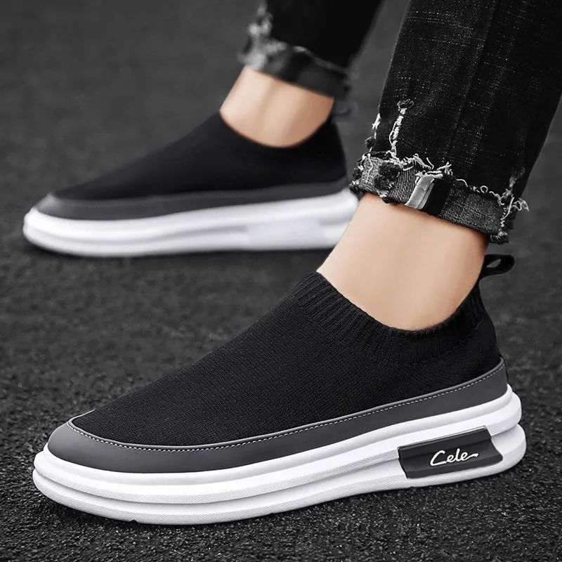 Summer New Men's Shoes Mesh Casual Shoes Soft Sole Non-slip Sneakers Men's Breathable Board Shoes Men's Canvas Shoes