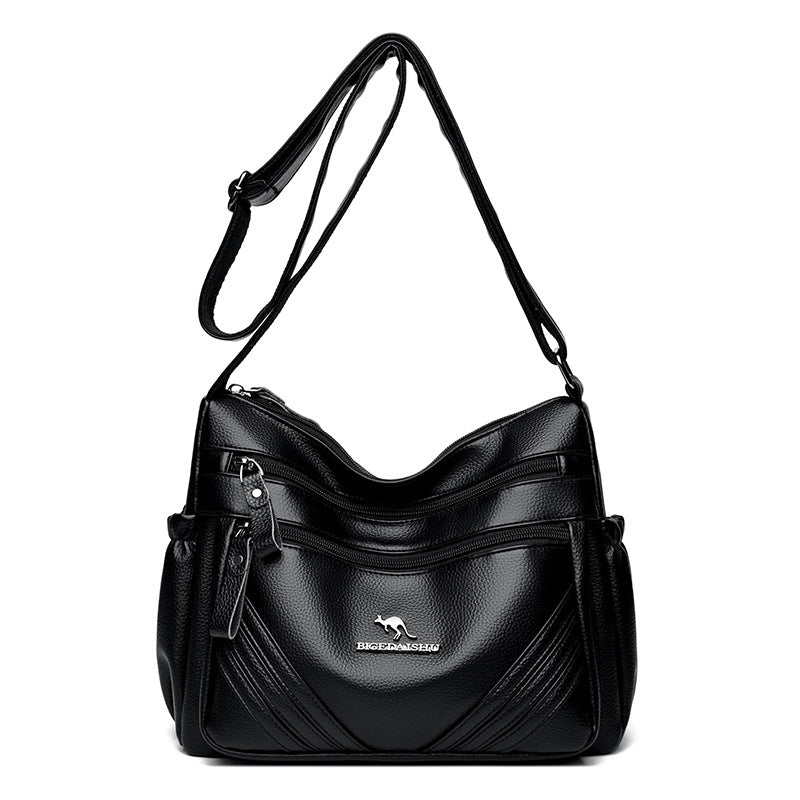 Women's Bag, Large Capacity Women's Bag, Middle-Aged Mother's Bag, 2026 New Model, Multi-Layer Versatile Shoulder Crossbody Bag, Dropshipping