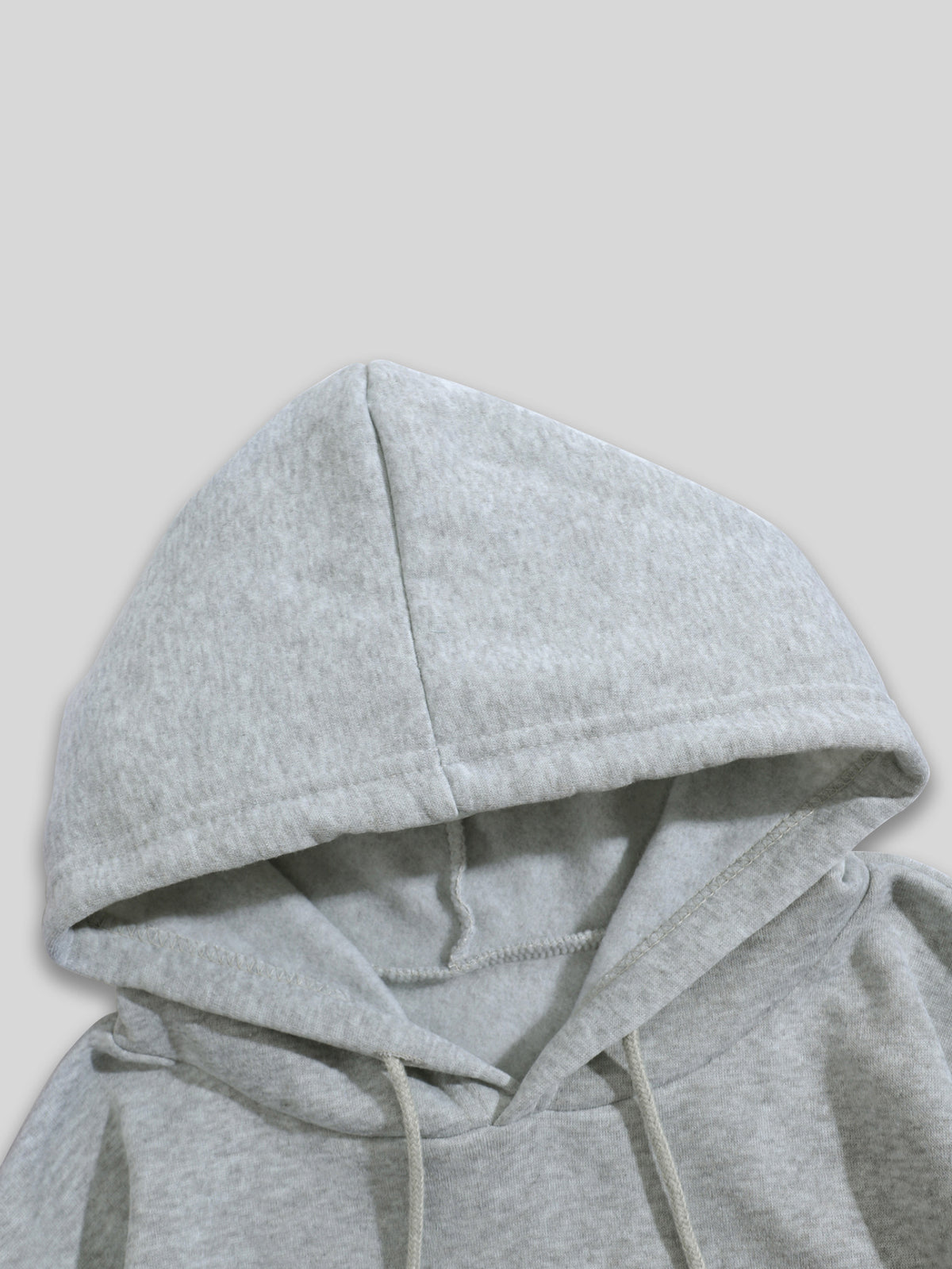 casual mouth print hoodie