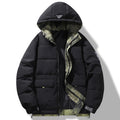 Winter Hooded Cotton-padded Jacket Men's Thickened Cotton-padded Coat Coat Trendy Brand Fashion Boys Bread Coat Cotton-padded Coat