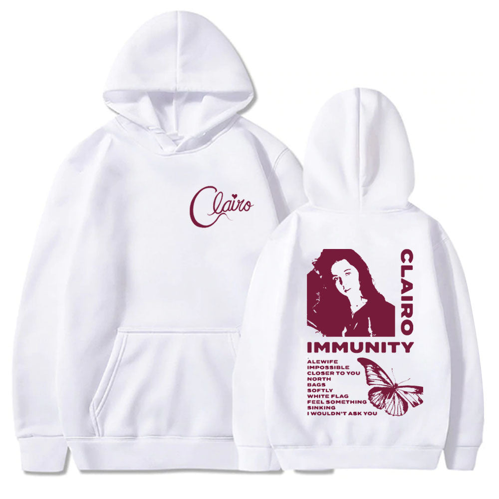 Clairo Immunity Oversized Casual Trendy Hoodie Clairo Music