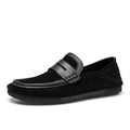 Men's Shoes, New Autumn Collection, Suede Leather, Comfortable Casual Men's Loafers, Fashionable and Trendy, Versatile Slip-On Slip-On Shoes