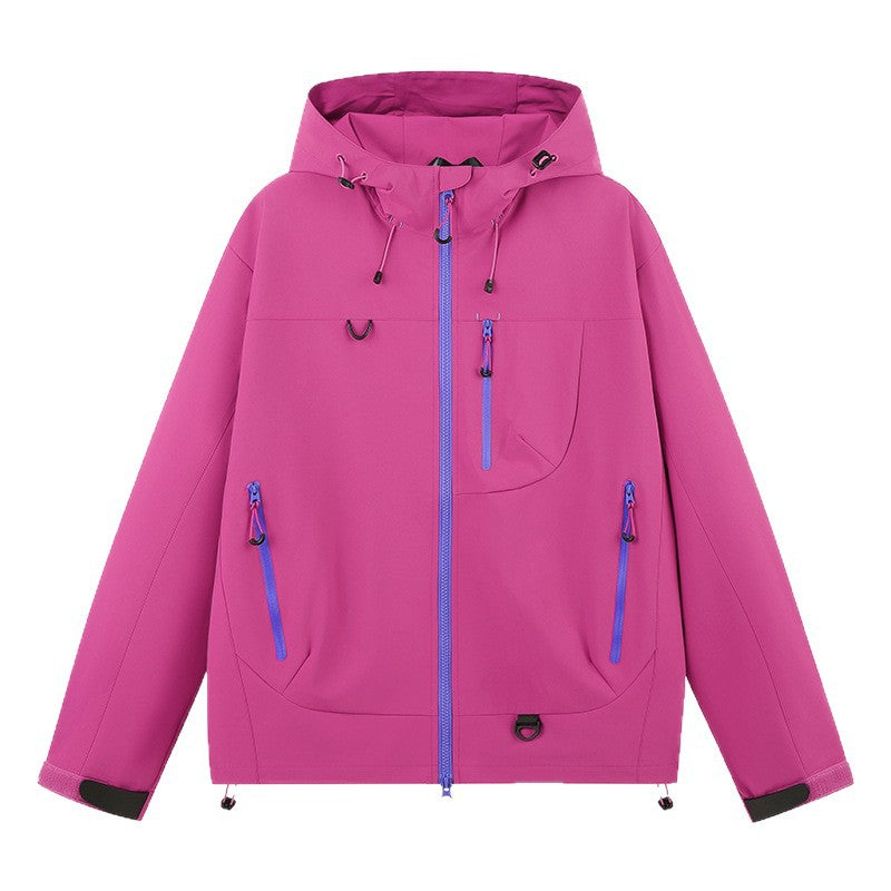 Outdoor Jacket Windproof and Waterproof Spring and Autum Sports Jacket 2025 Spring Popular Soft Shell Jacket for Men and Women Couples