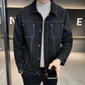 Leather Jacket for Men, Spring and Autumn 2025 New Style, Cool and High-End Korean Style Casual Leather Jacket for Men, Trendy
