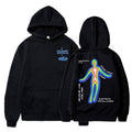 [Cross-border European Code] Skeleton Thermal Imaging Graphic Print Hoodie