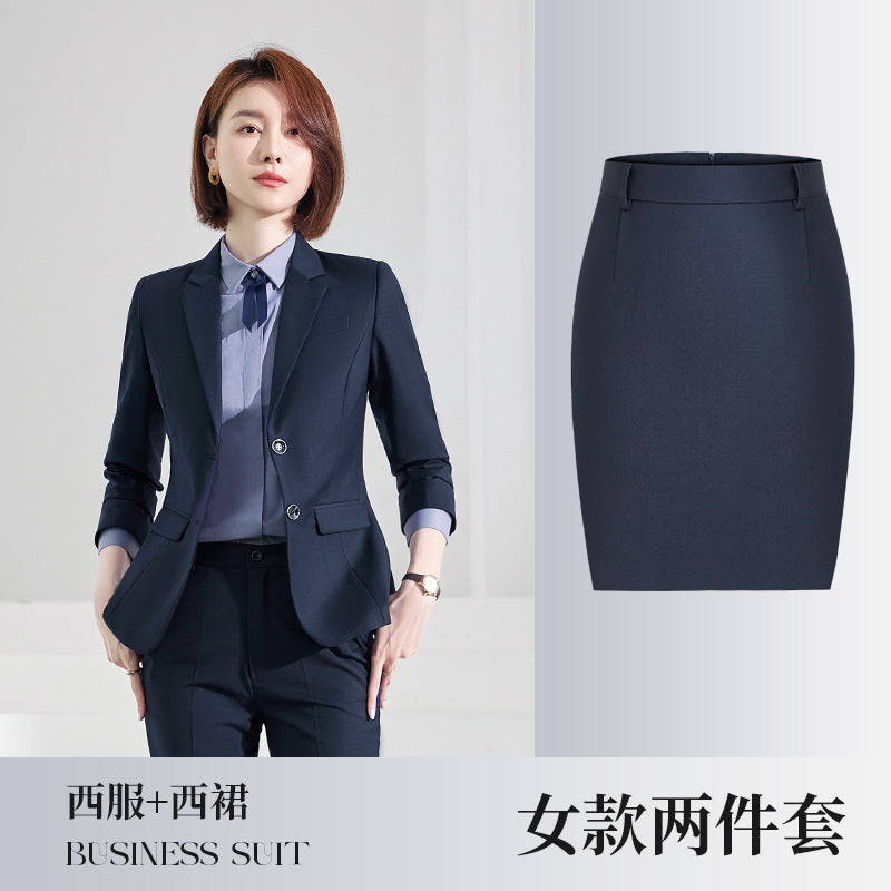 Men's Suit suit Men's Business Professional Dress Salesman Work Clothes Casual Suit Pants Men's and Women's