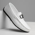 Doug Shoes Men's Summer New Men's Casual Leather Shoes Fashionable All-match Business Love Shoes Foot Breathable Soft Sole Shoes
