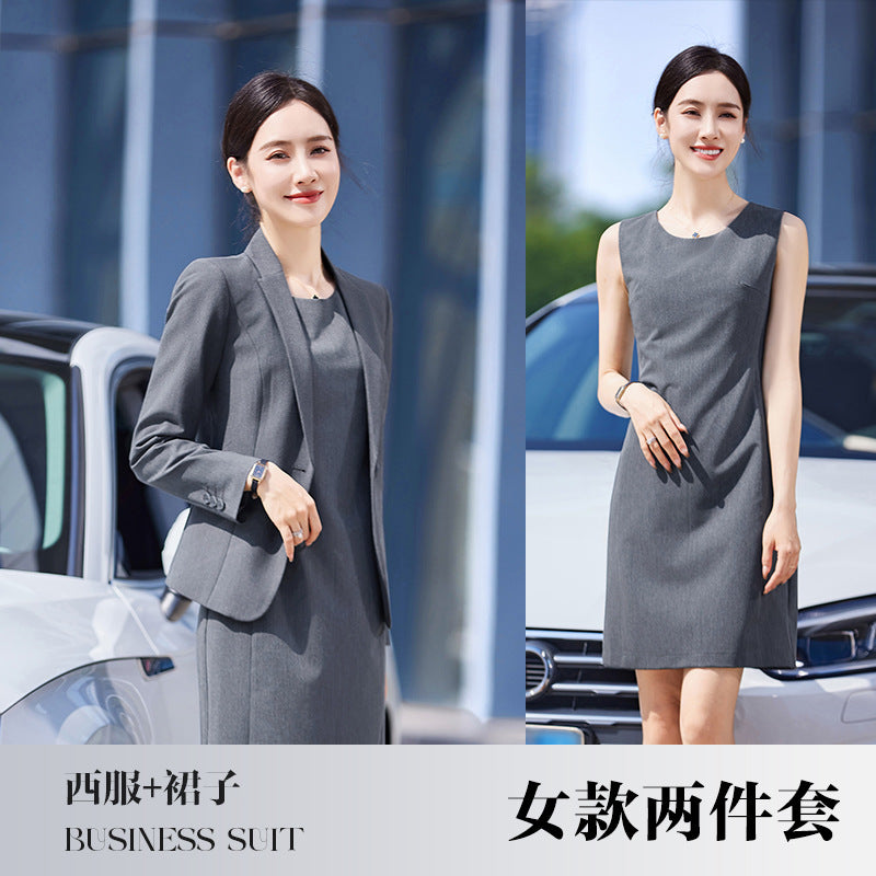 [Fashion Suit] Men and women sell formal business suits formal suits Slim fit business suits 4S shop overalls suits