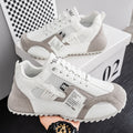 2025 Men's Shoes Autumn Breathable Versatile Slip-On Sneakers Casual Board Shoes Running Thick-Soled Height-Increasing Dad Shoes