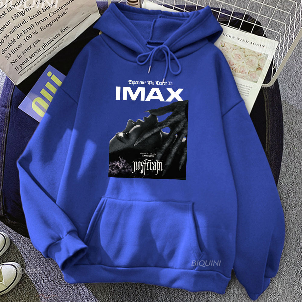 Nosferatu Horror Movie Printing Hoodies Long Sleeve Winter H