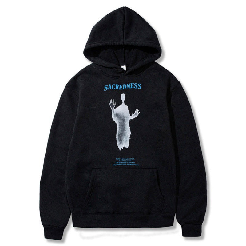 [Cross-border European Code] Skeleton Thermal Imaging Graphic Print Hoodie