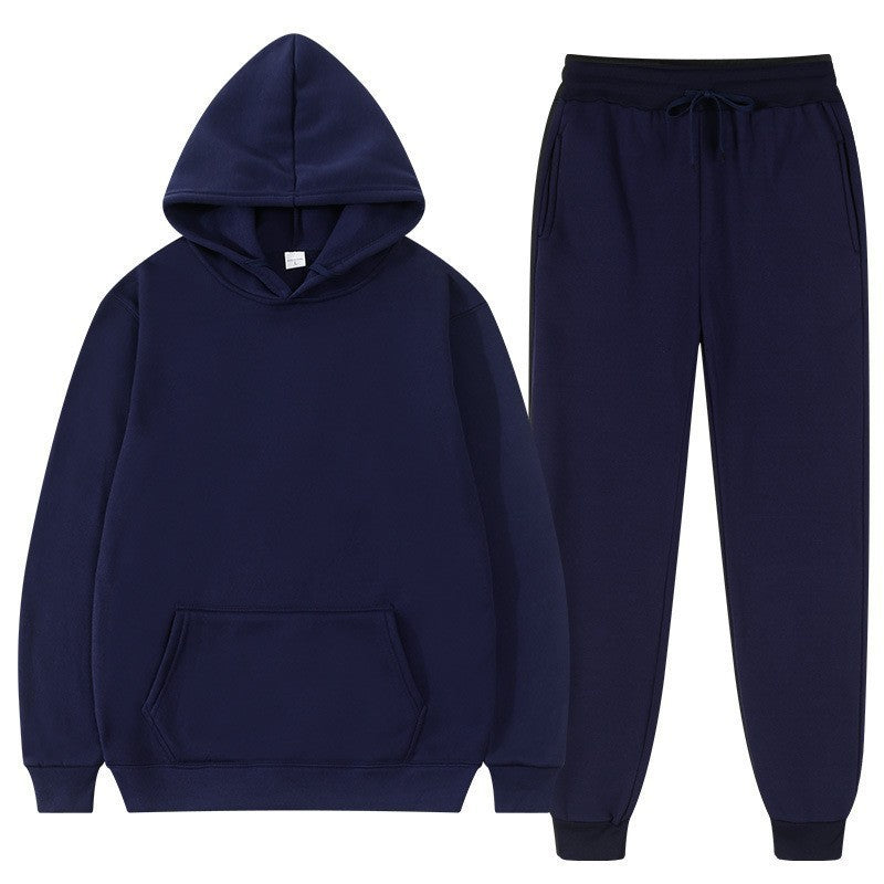 Men's Suit Cross-Border Autumn and Winter Export Pullover Sports Sweatshirt and Sweatpants Fashionable Men's Fleece Hoodie Jacket for Men