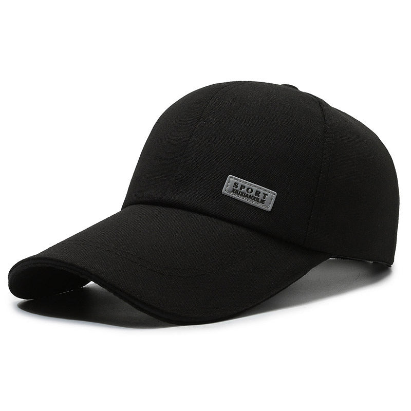 Hat Men's Summer Korean Style Casual Peaked Hat Outdoor Sun Hat Women's Baseball Cap Spring and Autumn Sun Protection Sun Hat