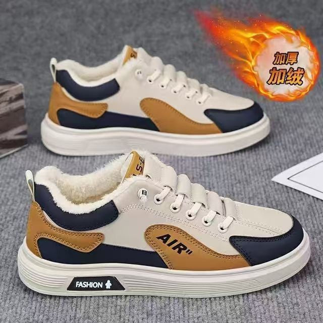New Men's Easiest for Match Trendy Sneakers Single Cotton Slip-On Running Shoes Business Lightweight Cross-Border Breathable Casual Shoes