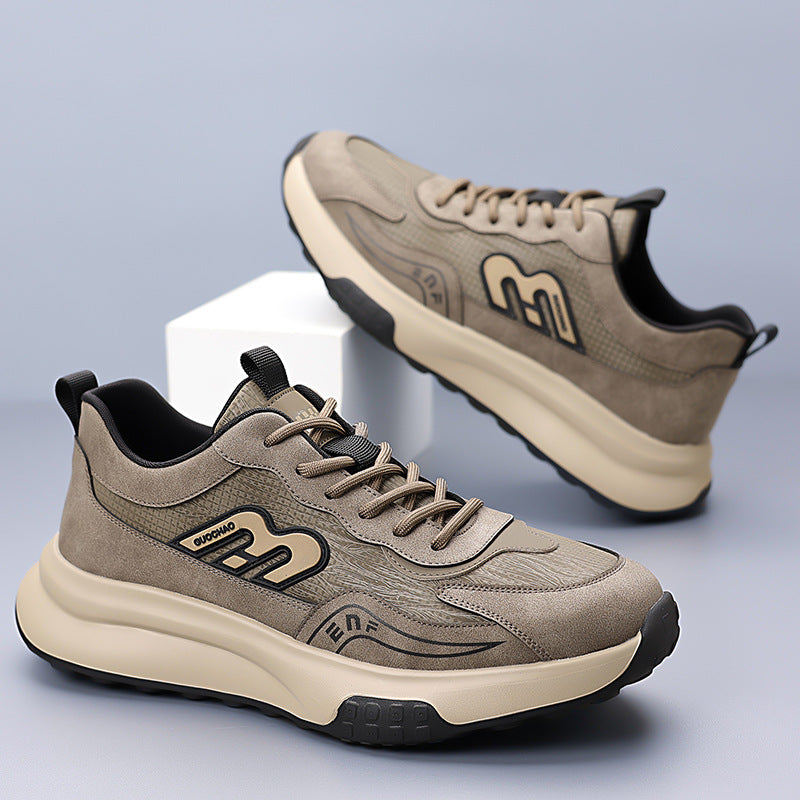 Men's Sneakers Summer New Style Men's Running Shoes Versatile Breathable Dad-Style Trendy Non-Slip Casual Shoes Wholesale