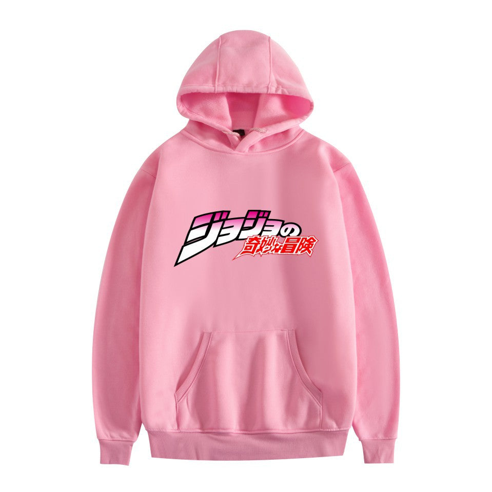 New Hot Hoodie JOJO's Wonderful Adventure Popular Printed Casual Men's and Women's Cross-border Trendy Sweater