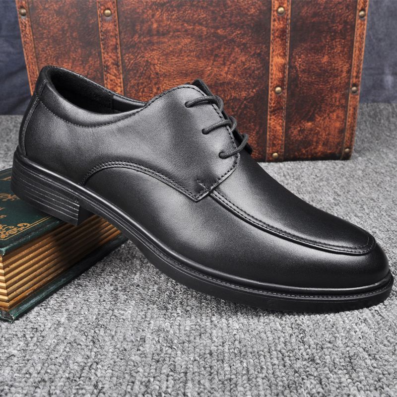 2025 New Summer Casual Leather Shoes, Soft Sole, Business Formal Wear, Wear-Resistant, Non-Slip, Fashionable and Versatile, Men's Shoes for Work