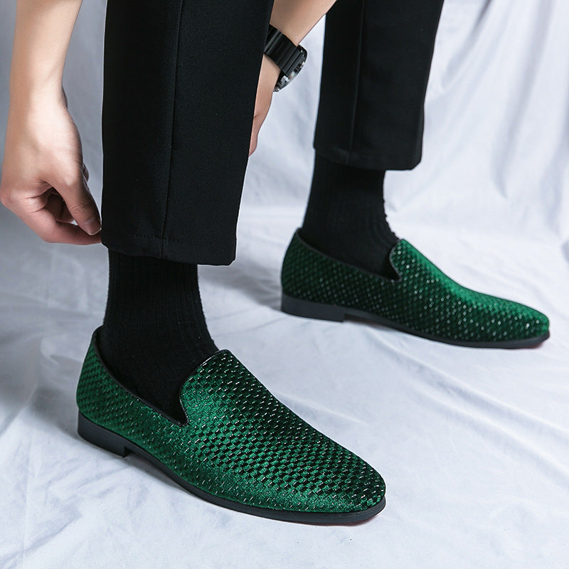 Leather2025 Spring and Summer New Style Loafers Men's Shoes Large Size Shoes 38-47 Size Leather Shoes Men's Slip-On Business Men's Shoes