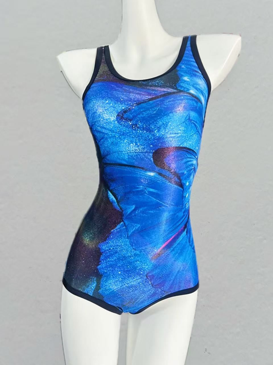 Korean Racing Swimsuit Swimming Pool Special 2025 New Swimming Quick-Drying Training Sports One-Piece Women's Swimsuit