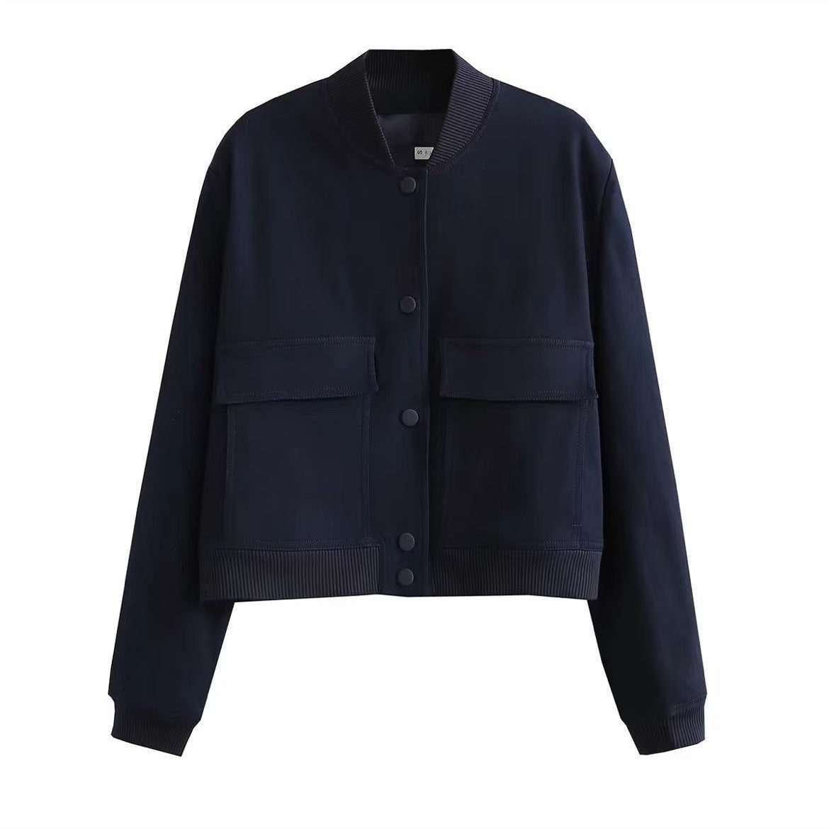 Coat Spring and Autumn Independent Station European and American Women's New Temperament Commuter Solid Color Women's Jacket Cross-border Foreign Trade