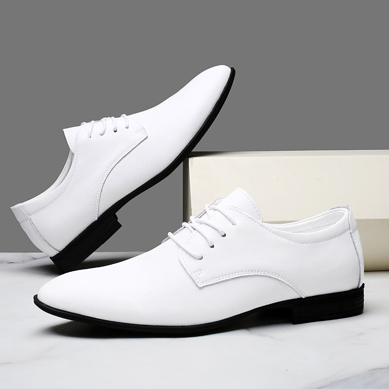 Autumn British men's shoes Men's Business pointed formal shoes fashion youth wedding shoes men's cross-border e-commerce wholesale
