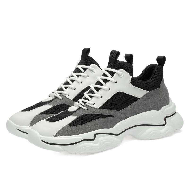 Summer Sports Shoes with Invisible Breathable Mesh, Casual Men's Sneakers, Dad Shoes, Height-Increasing Shoes, Men's Shoes