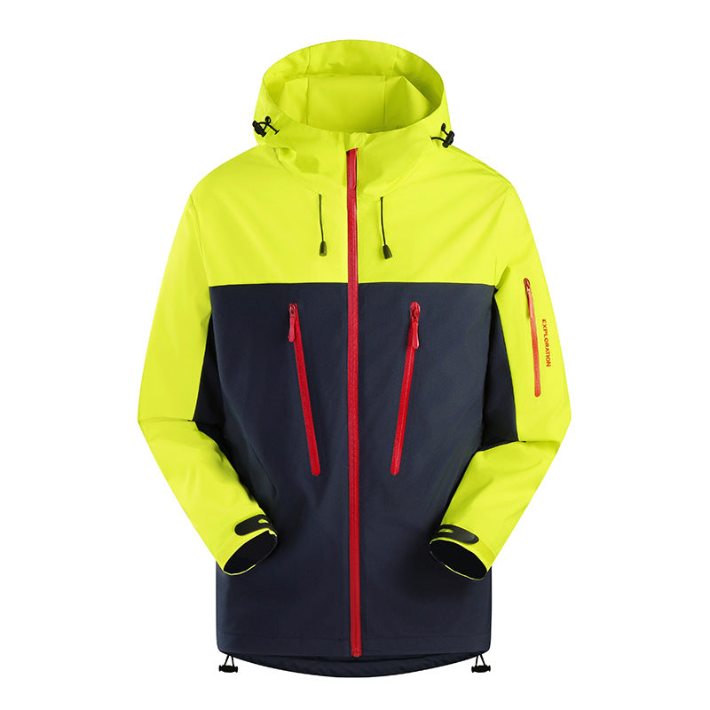Niaojia Outdoor Jacket, Year of the Dragon Limited Waterproof and Windproof Men's and Women's Trendyy Jacket with Heat-Sealed Rubber