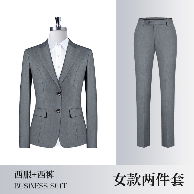 Professional Suit suit Business New Professional Suit Sales Office Work Clothes Dress Four Seasons Same for Men and Women