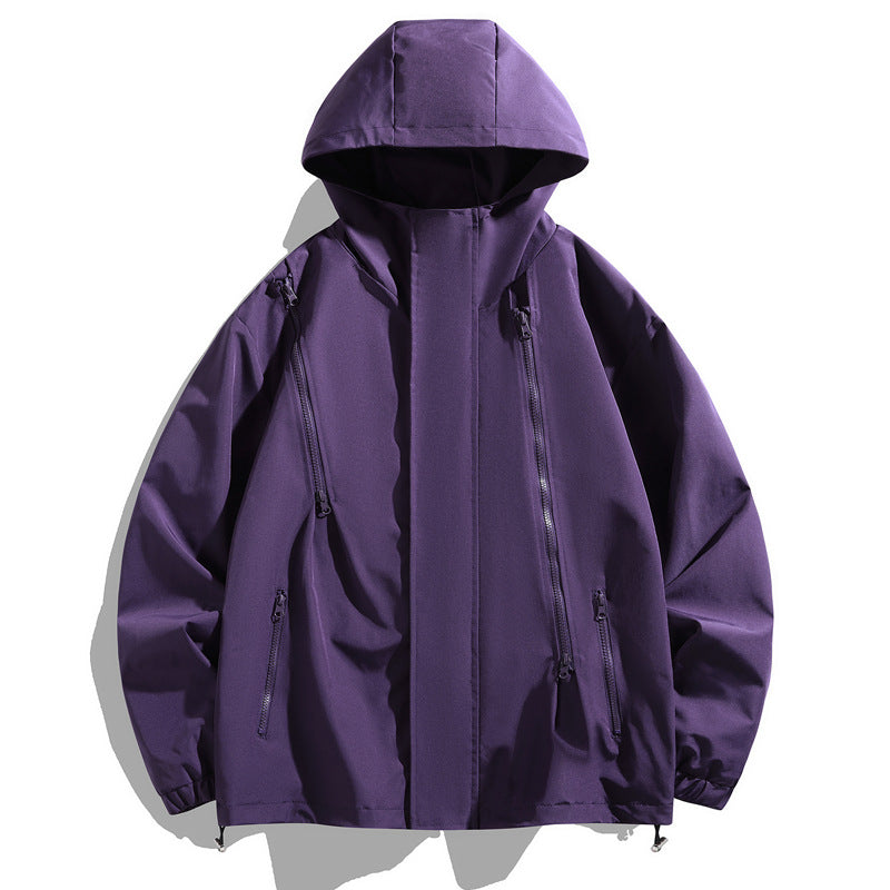 Jackets for Men and Women, Outdoor Windproof Casual Jackets for Men and Women, Mountain Style Hooded Mountaineering Clothing Manufacturers, Casual and Versatile
