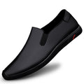 Men's Shoes Loafers Doug Shoes Men's Casual Leather Shoes Men's Cowhide Breathable Soft Sole Slip-on Lazy Car Shoes