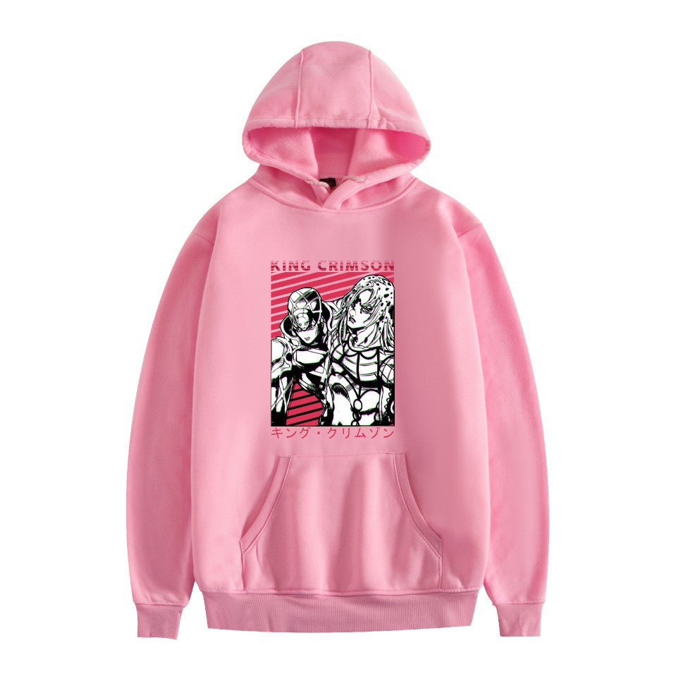 New Hot Hoodie JOJO's Wonderful Adventure Popular Printed Casual Men's and Women's Cross-border Trendy Sweater