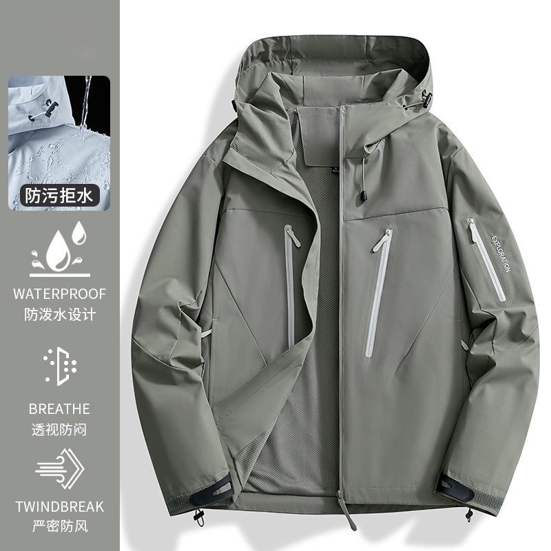 Woodpecker Jacket Girls New Autumn Three-In-One Outdoor Waterproof Small and Beautiful Sports Windproof Jacket