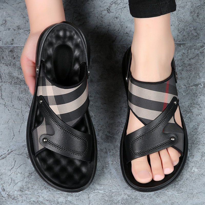 High-grade men's sandals new summer sandals men's wear-resistant non-slip soft bottom outdoor dual-purpose sandals