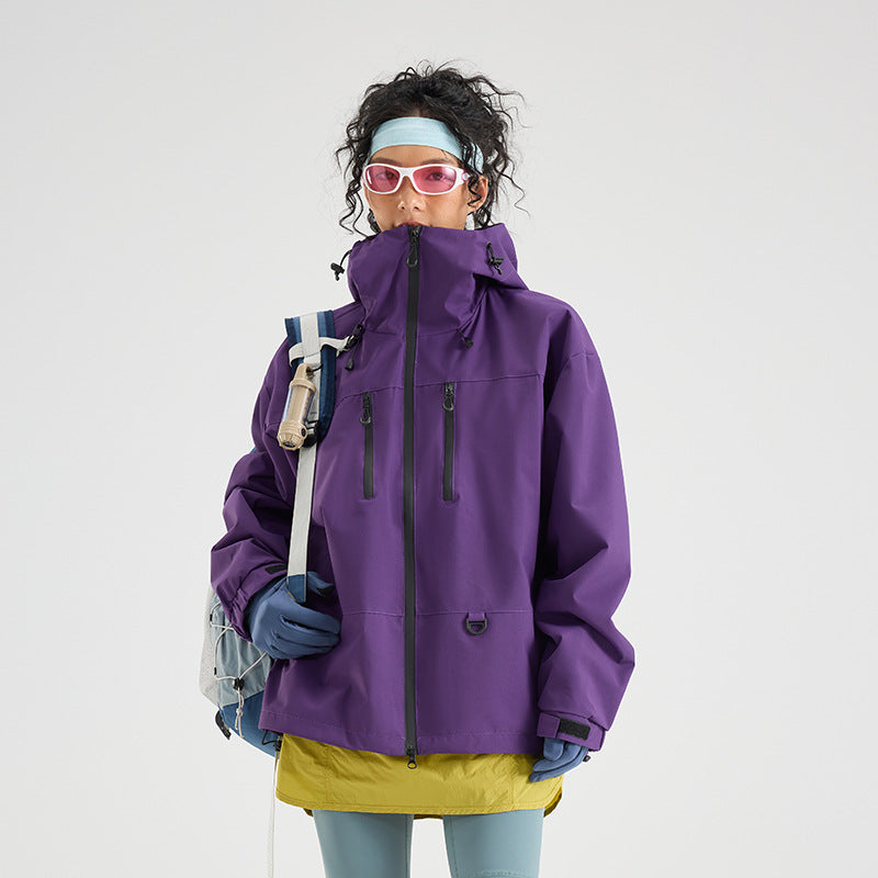 Couple's Outdoor Jackets, Youth Hooded Jackets, Men's Casual Jackets, Men's Single-Layer Windproof Jackets