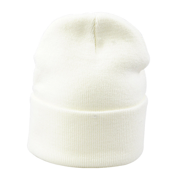 High-Quality Candy-Colored Knit Hats for Men and Women, Autumn and Winter Warm Hats, Outdoor Cold-Proof Pullover Knit Hats