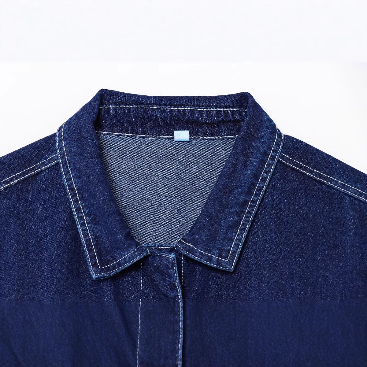 Cross-Border Aliexpress Popular Zr Women's Clothing Export Women's Clothing Wholesale Autum New Women's Clothing Denim Lace-Up Jacket
